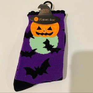 🆕 PLANET SOCKS bats & stripe halloween socks